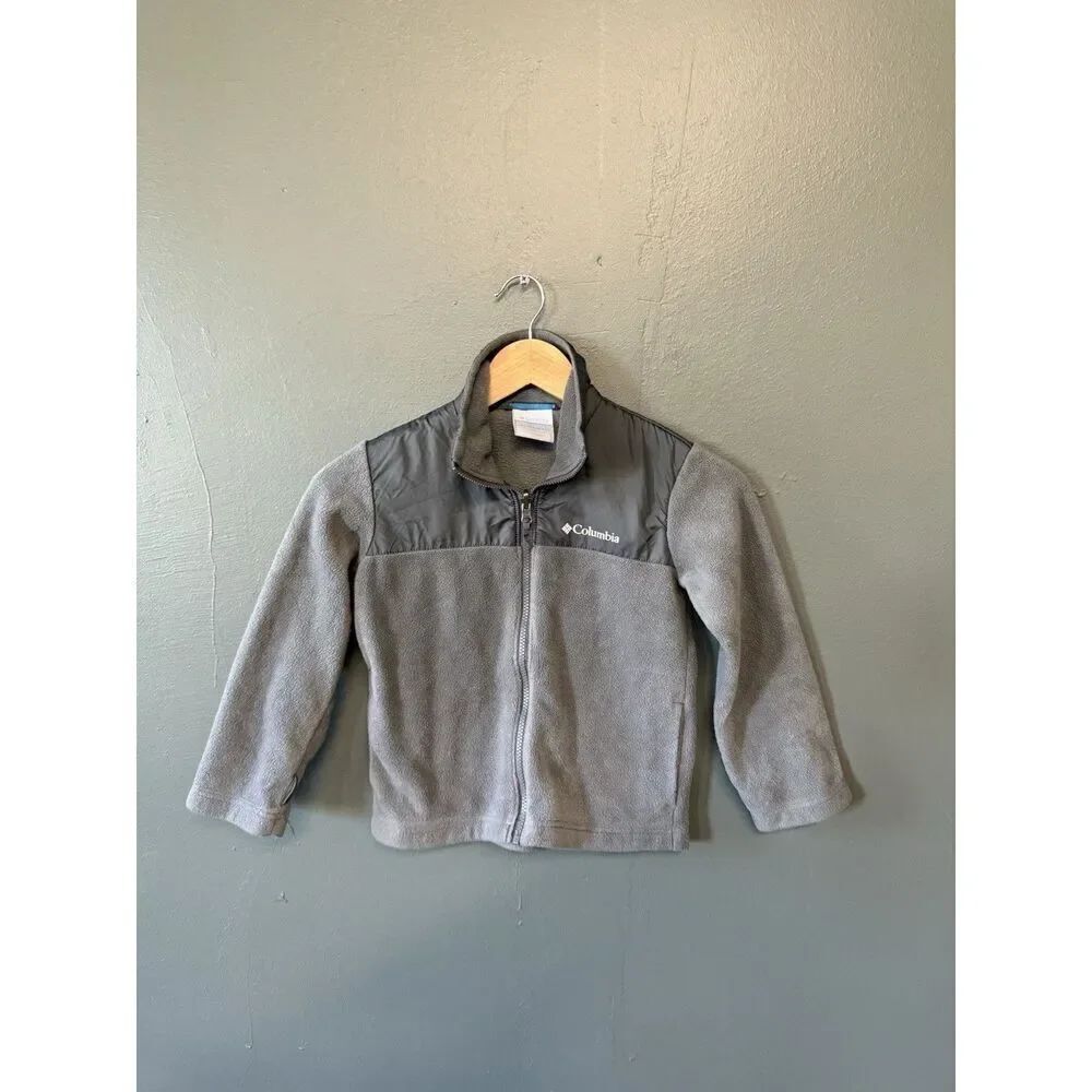Columbia Youth Kids Fleece Full Zip Interchange Jacket size XS